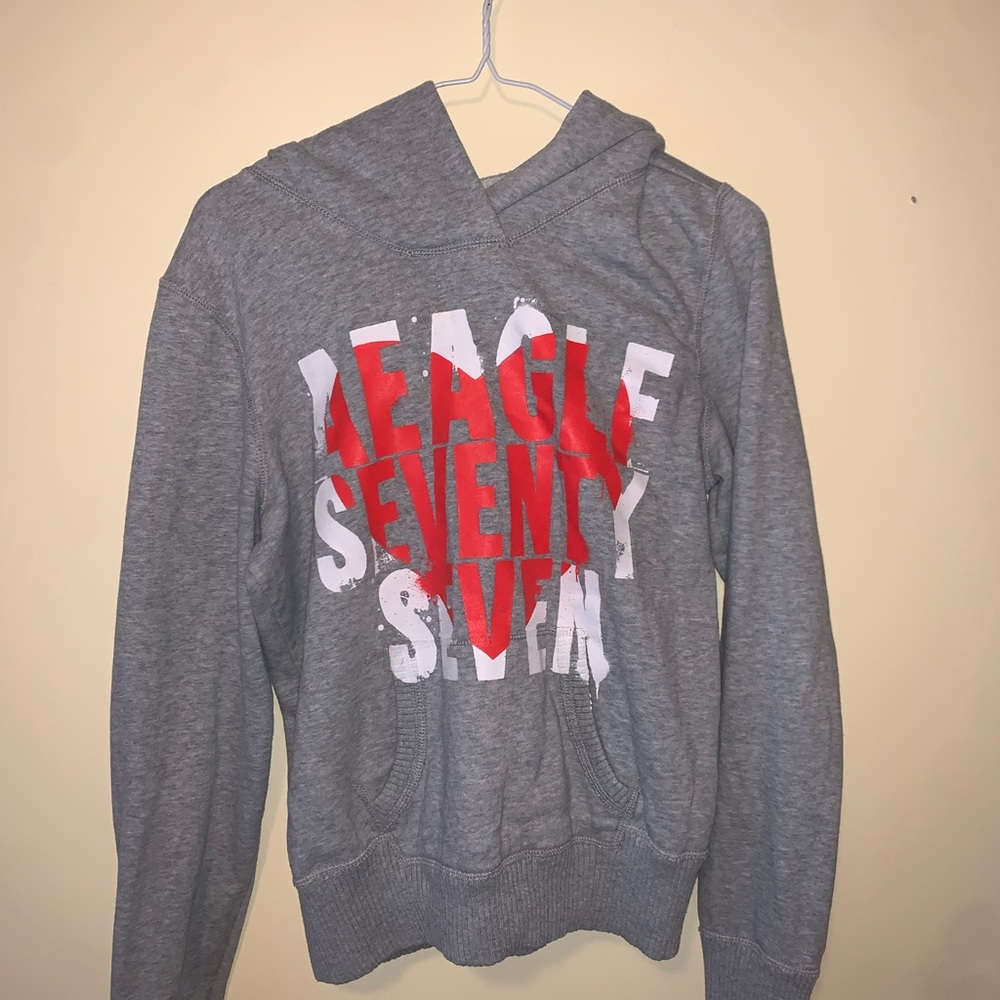 Grey American Eagle kids sweatshirt (Eagle Seventy Seven)